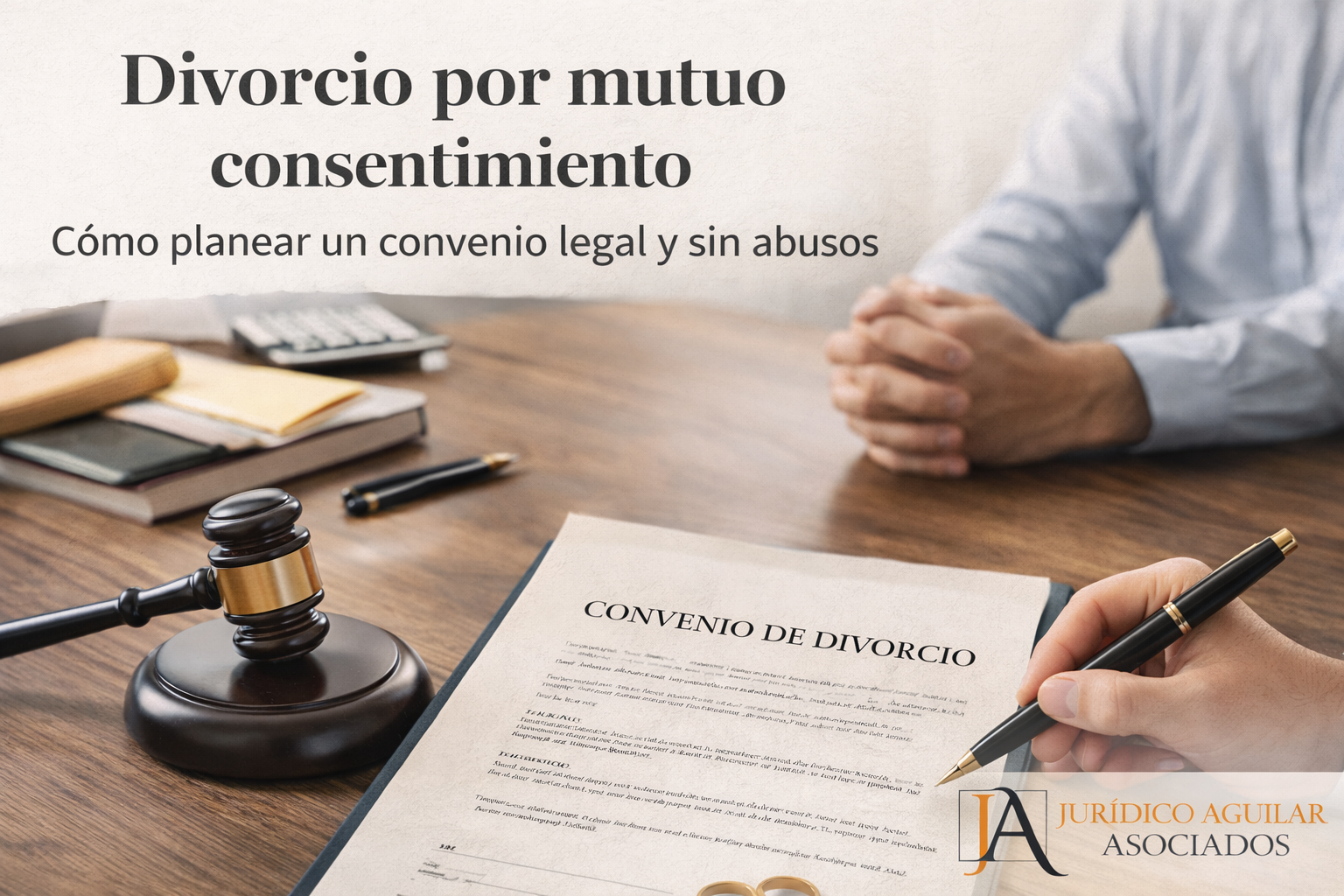 divorcio por mutuo consentimiento y convenio legal